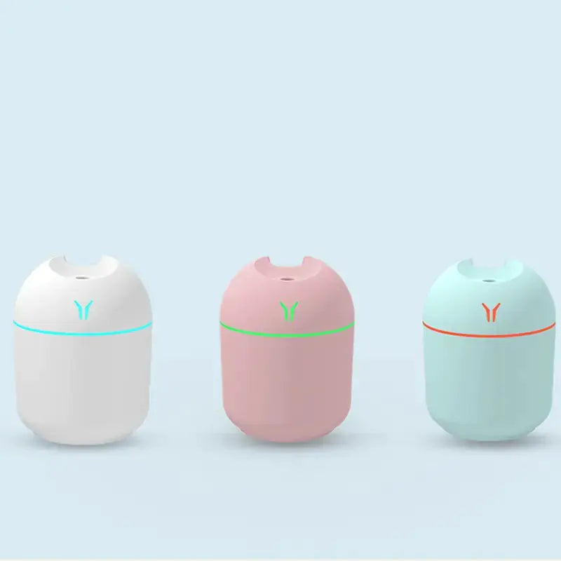 Cute Cool Mist Humidifier with LED Light for Home/Car