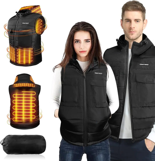 WarmFlex 6-Zone Hooded Heated Vest