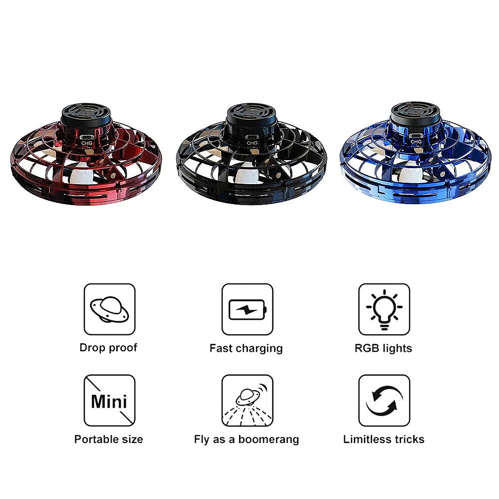 Hovering Fidget Spinner LED Drone