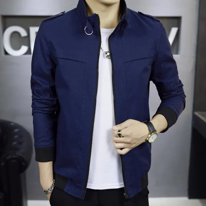 Stylish Men's Casual Jacket for Autumn Wear