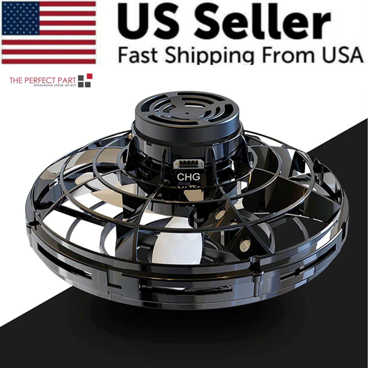 Hovering Fidget Spinner LED Drone
