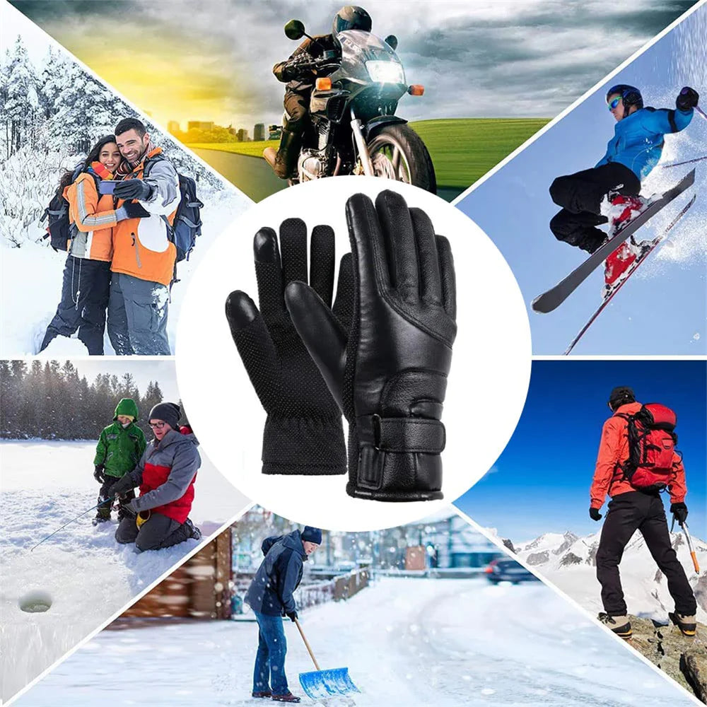 USB Heated Skiing Gloves - Thermal Winter Gear