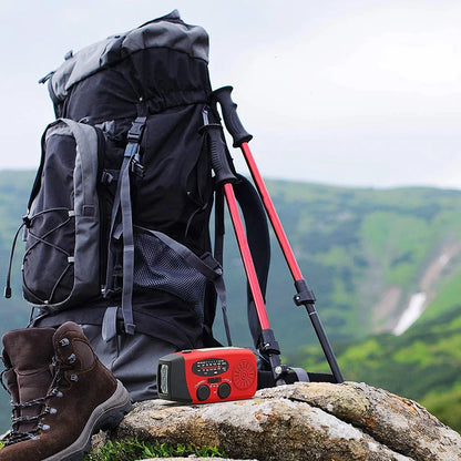 Crank Solar Emergency Radio 1000mAh Power Bank