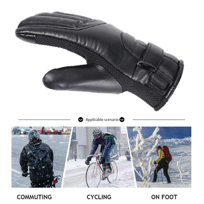 USB Heated Skiing Gloves - Thermal Winter Gear