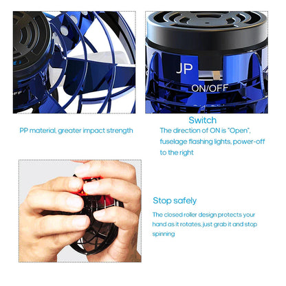 Hovering Fidget Spinner LED Drone