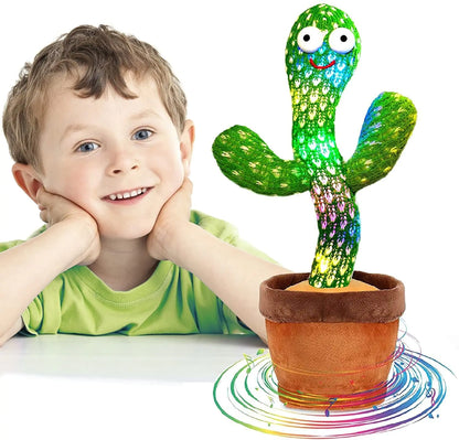 Singing Cactus Plush Toy with Record & Dance