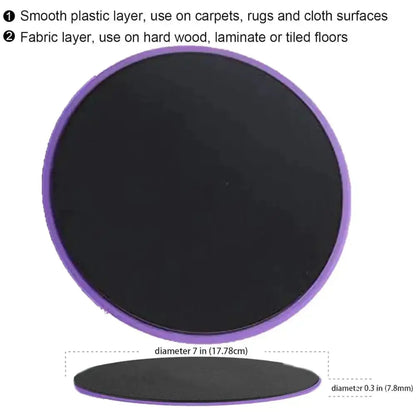 Core Exercise Sliders Set of 2