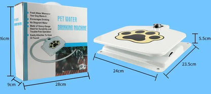 Paw-Activated Dog Water Fountain