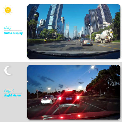 UltraVision Dual Lens DashCam 1080P 4" - Kool Thingz