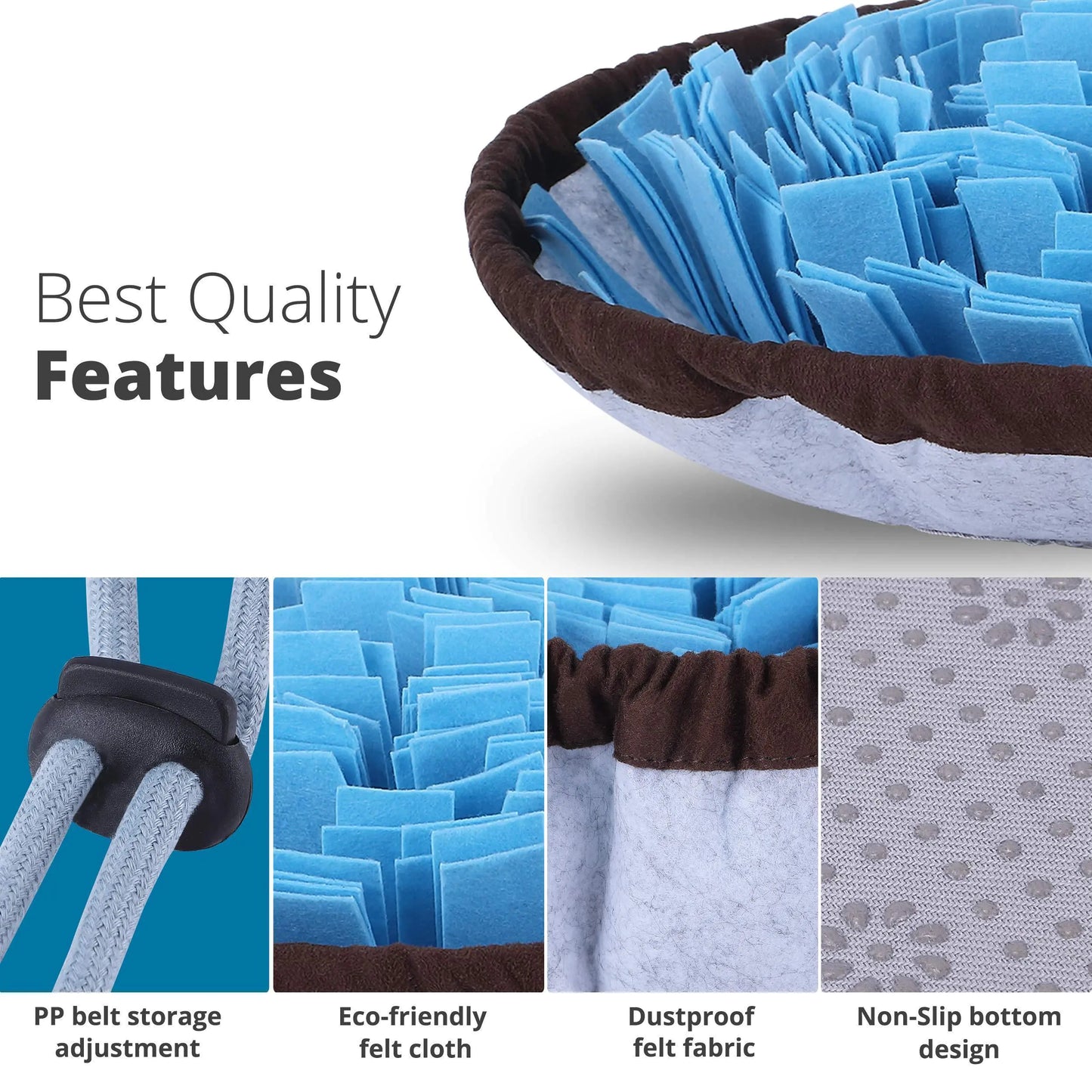 Snuffle Hunt Mat: Dog Puzzle & Stress Relief Toy - Kool Thingz