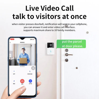 Smart WiFi Video Doorbell Intercom
