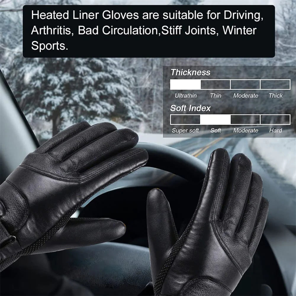 USB Heated Skiing Gloves - Thermal Winter Gear