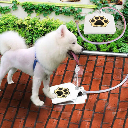 Paw-Activated Dog Water Fountain