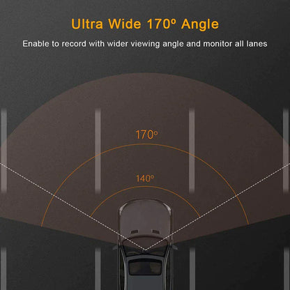 UltraVision Dual Lens DashCam 1080P 4" - Kool Thingz