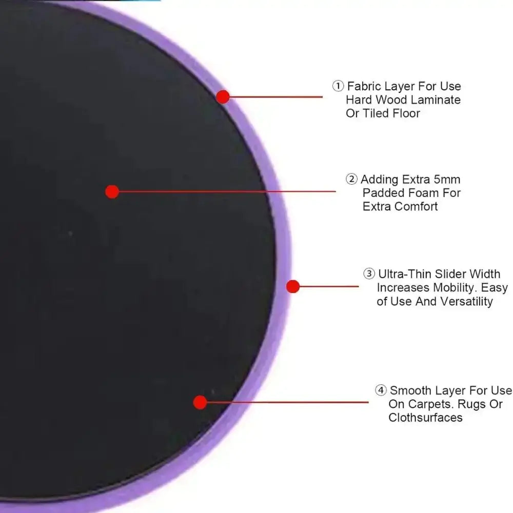 Core Exercise Sliders Set of 2