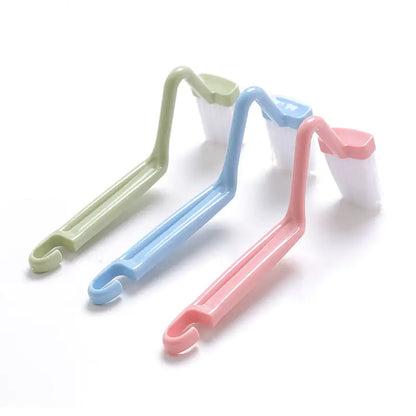Curved Edge Toilet Scrubber with Wall Hook