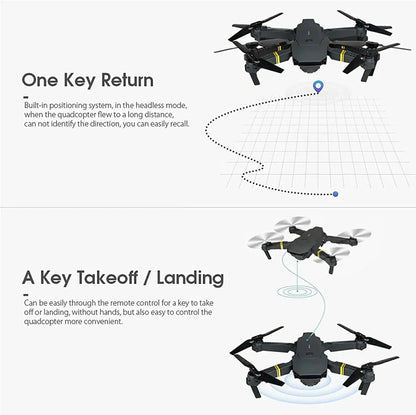 4K HD Dual-Cam Foldable Drone with WiFi FPV