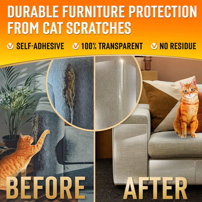 Clear Cat Scratch Shield for Sofas - Kool Thingz