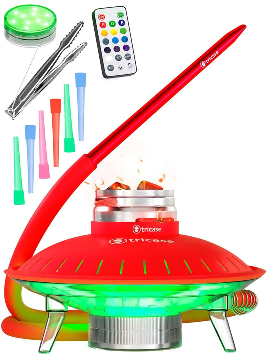 Deluxe Red UFO Hookah Kit
