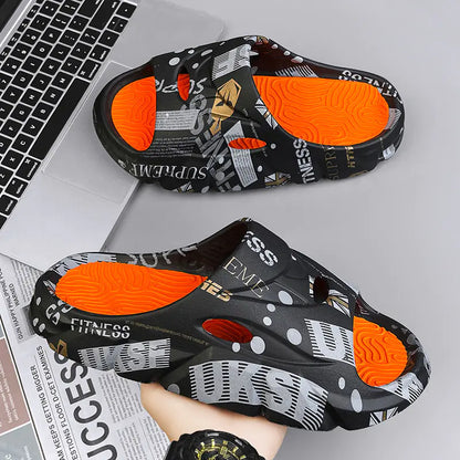 Men's Summer Beach Platform Flip-Flops
