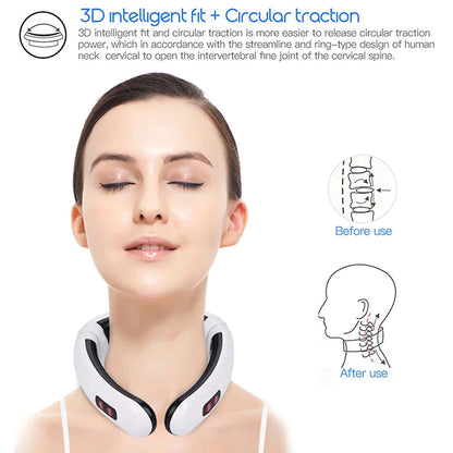 Electric Neck Relaxer with Pulse & Magnetic Therapy - Kool Thingz