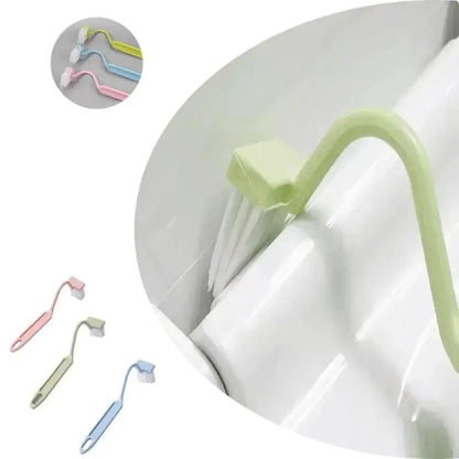 Curved Edge Toilet Scrubber with Wall Hook
