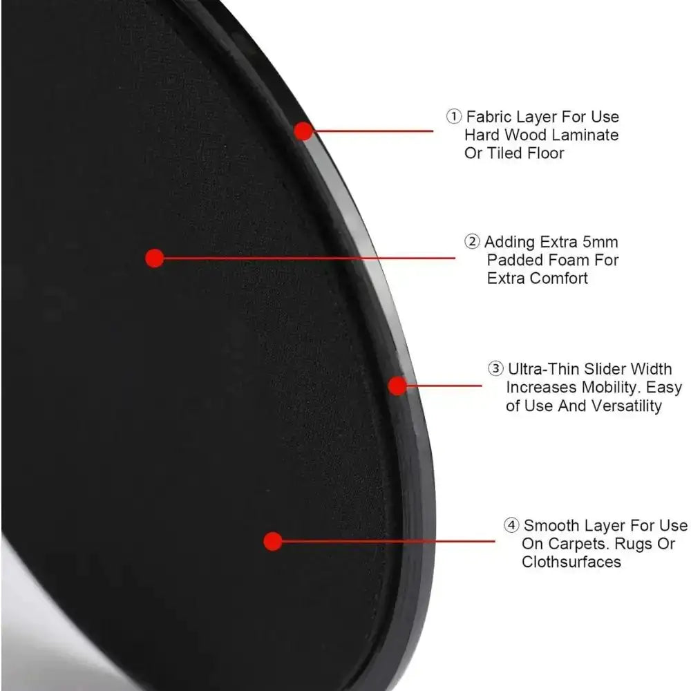 Core Exercise Sliders Set of 2