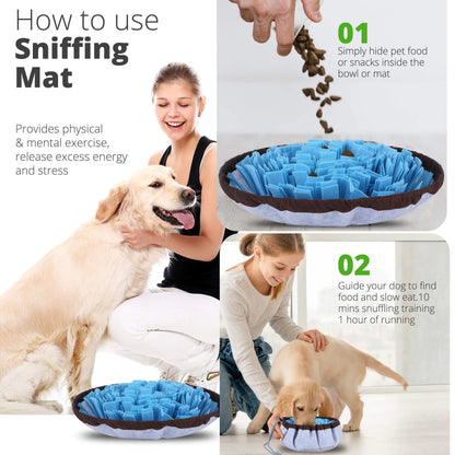 Snuffle Hunt Mat: Dog Puzzle & Stress Relief Toy - Kool Thingz