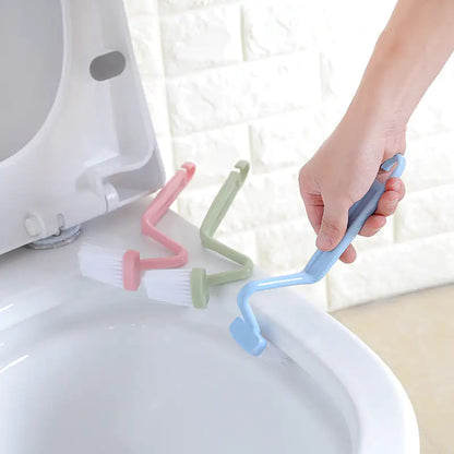 Curved Edge Toilet Scrubber with Wall Hook