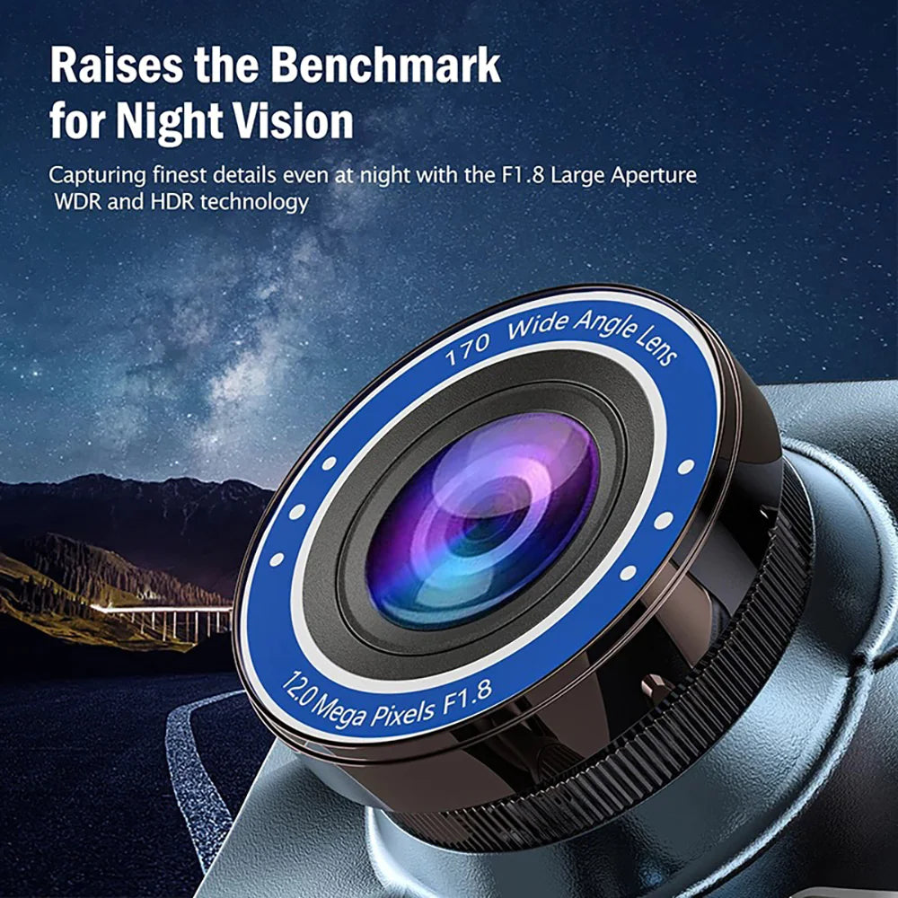 UltraVision Dual Lens DashCam 1080P 4" - Kool Thingz