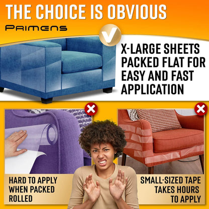 Clear Cat Scratch Shield for Sofas - Kool Thingz