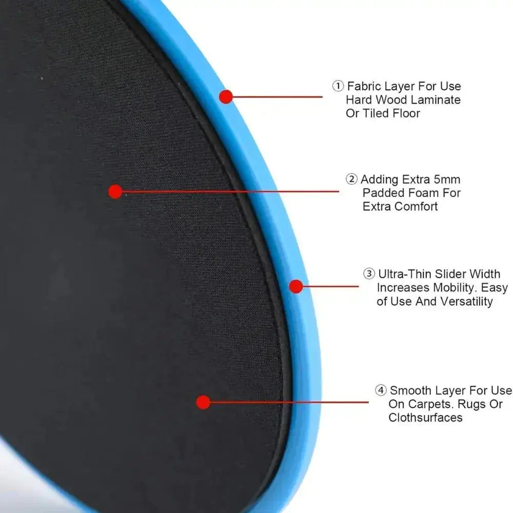 Core Exercise Sliders Set of 2